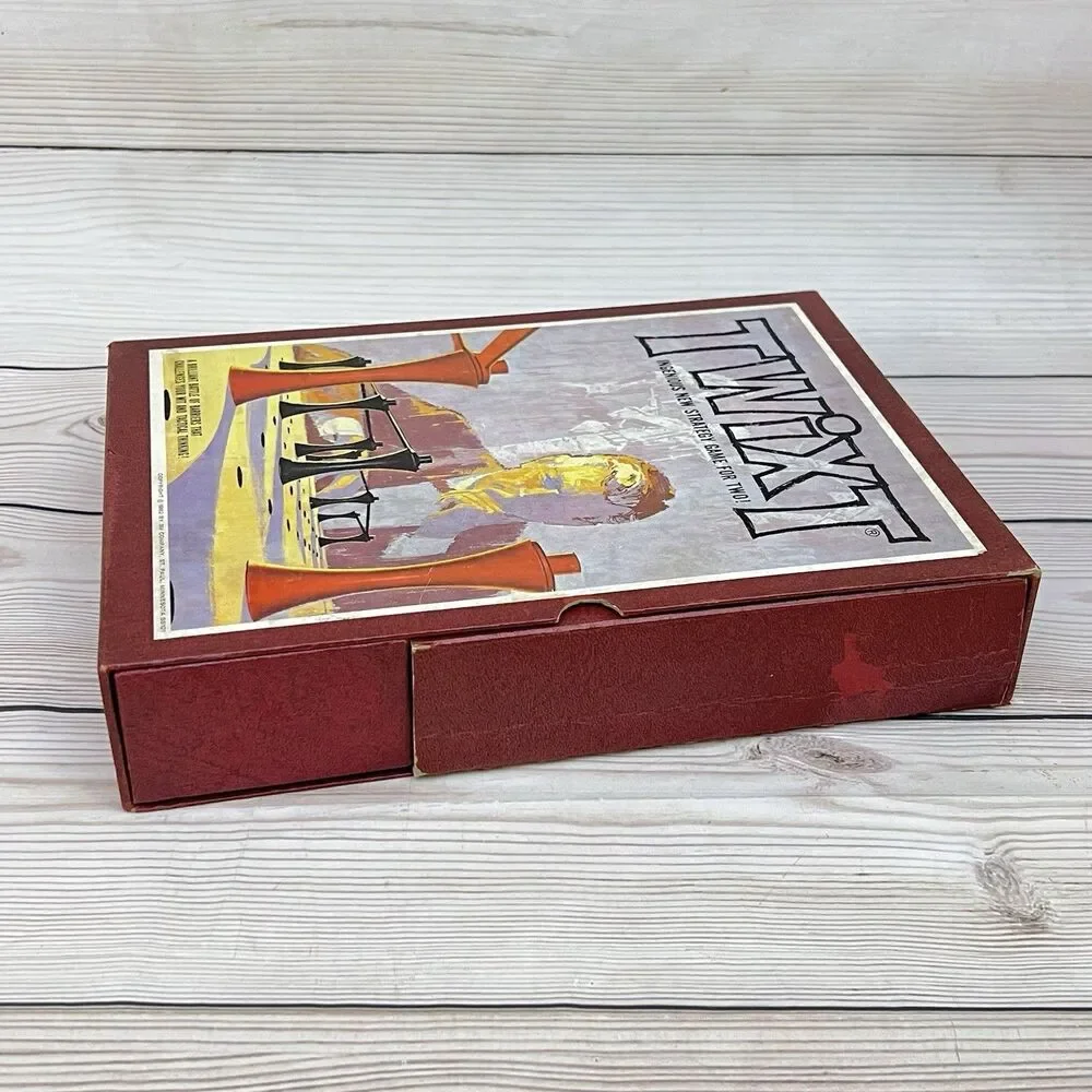 TWIXT Vintage 1962 Board Game 3M Bookshelf Series Strategy of Barriers COMPLETE